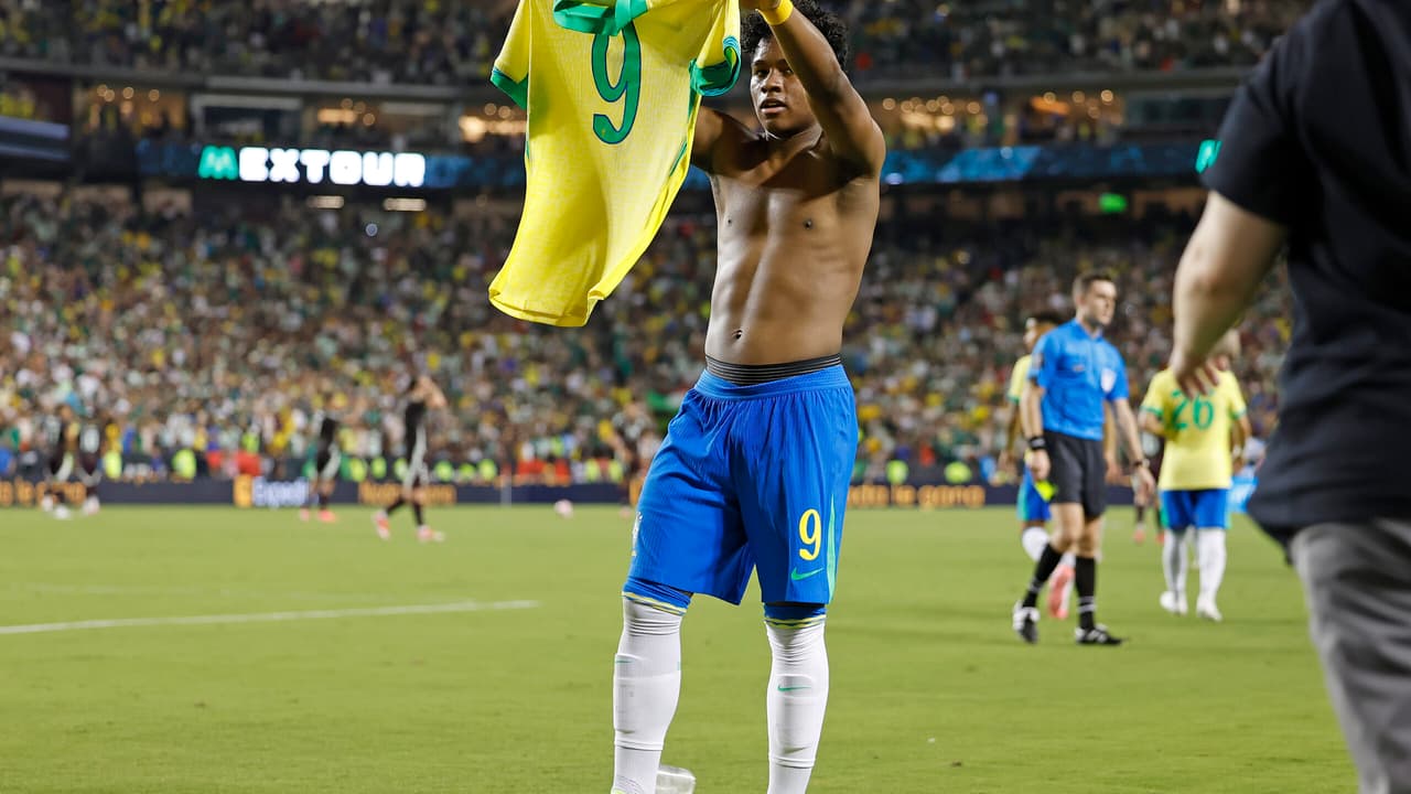 Endrick brilhou e o Brasil venceu o México no primeiro jogo antes da Copa América