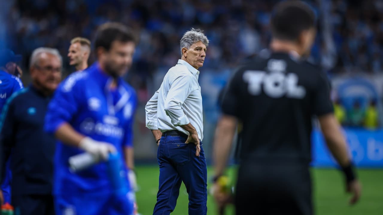 ‘Enquanto eu estiver aqui o Grêmio não vai cair’, diz Renato Gaúcho após empate