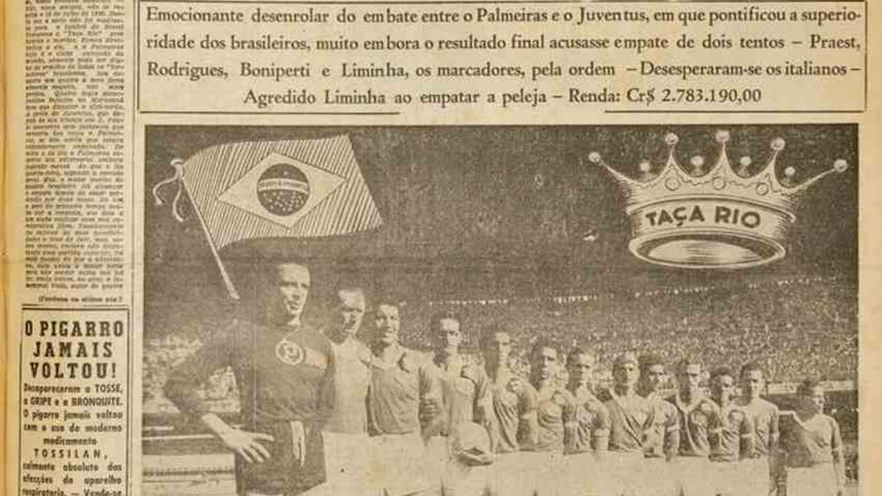 Palmira tem Copa do Mundo?   Entenda o que foi a Copa Rio de 1951