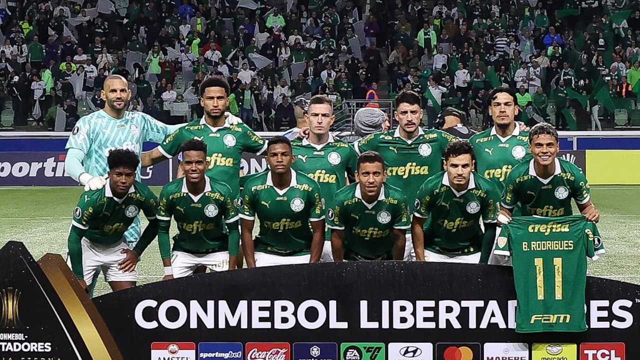 Veja como seria a trajetória do Palmeiras para chegar à final da Libertadores 2024