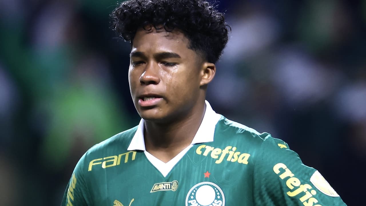 Não há motivo para rir!   Endrick se despede do Palmeiras para quebrar ciclo com o San Lorenzo.