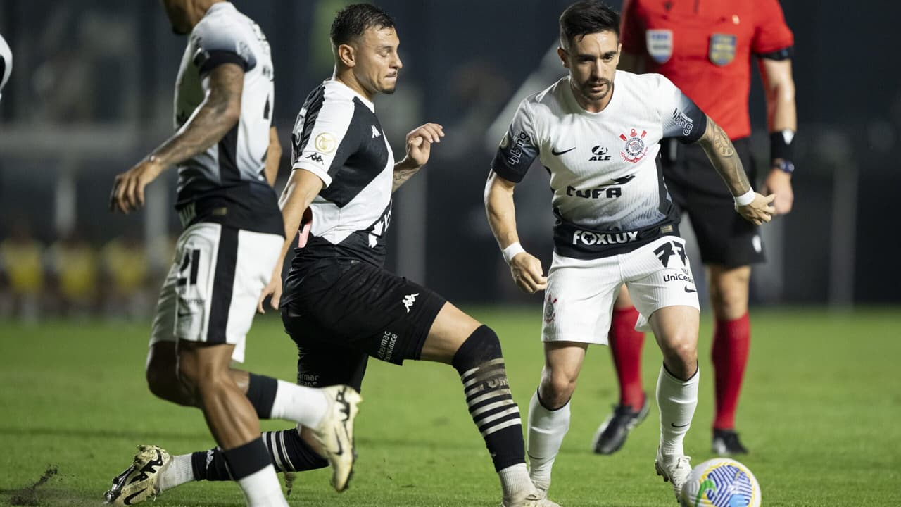 Corinthians x Vasco: onde assistir, horário e escalações do jogo do Brasileirão