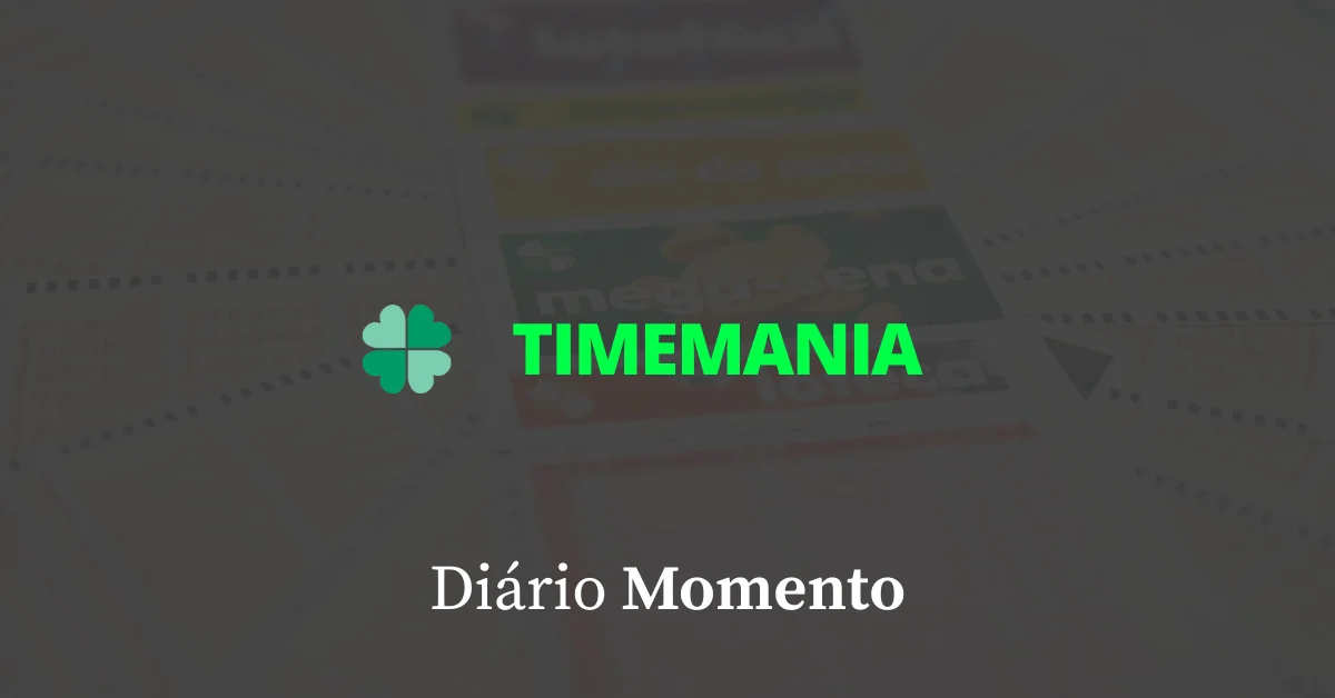 Próxima Coleção Timemania: Confira a Coleção 2091 e veja os números abaixo.