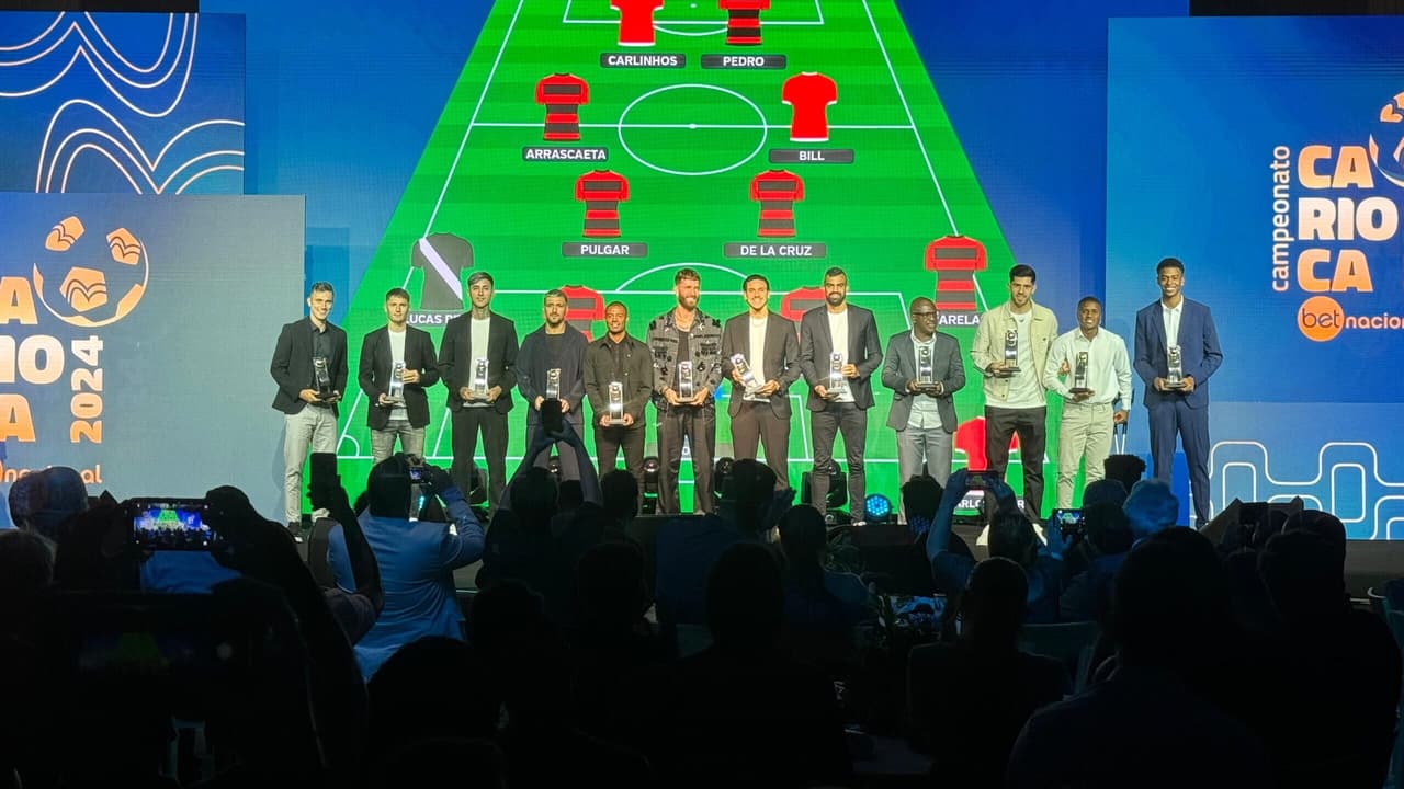 Veja a seleção oficial do Campeonato Carioca 2024;   Flamengo domina escalação, mas votação traz surpresas