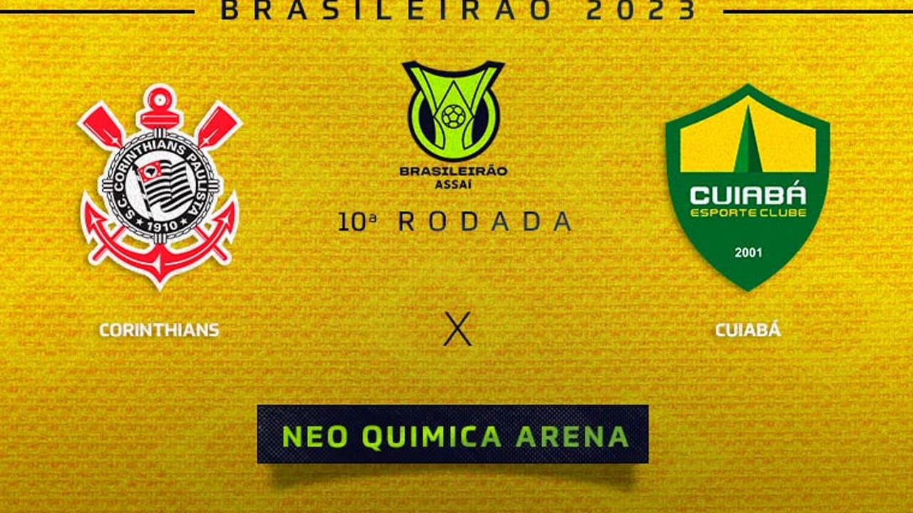 Corinthians x Cuiabá: onde assistir ao vivo, escalações e desfalques do Brasileirão de hoje