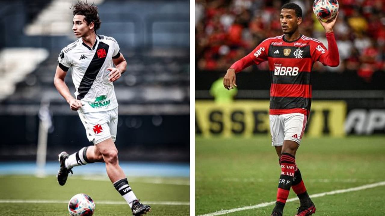 Gemas da base do Vasco e do Flamengo se enfrentam na final carioca sub-20