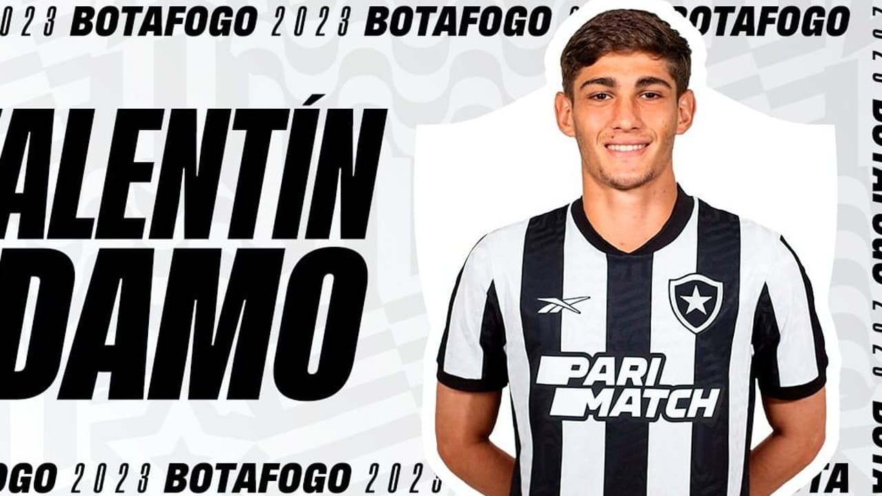 Valentín Adamo revela preocupação com contrato com o Botafogo e garante que está pronto para assumir responsabilidades no novo clube