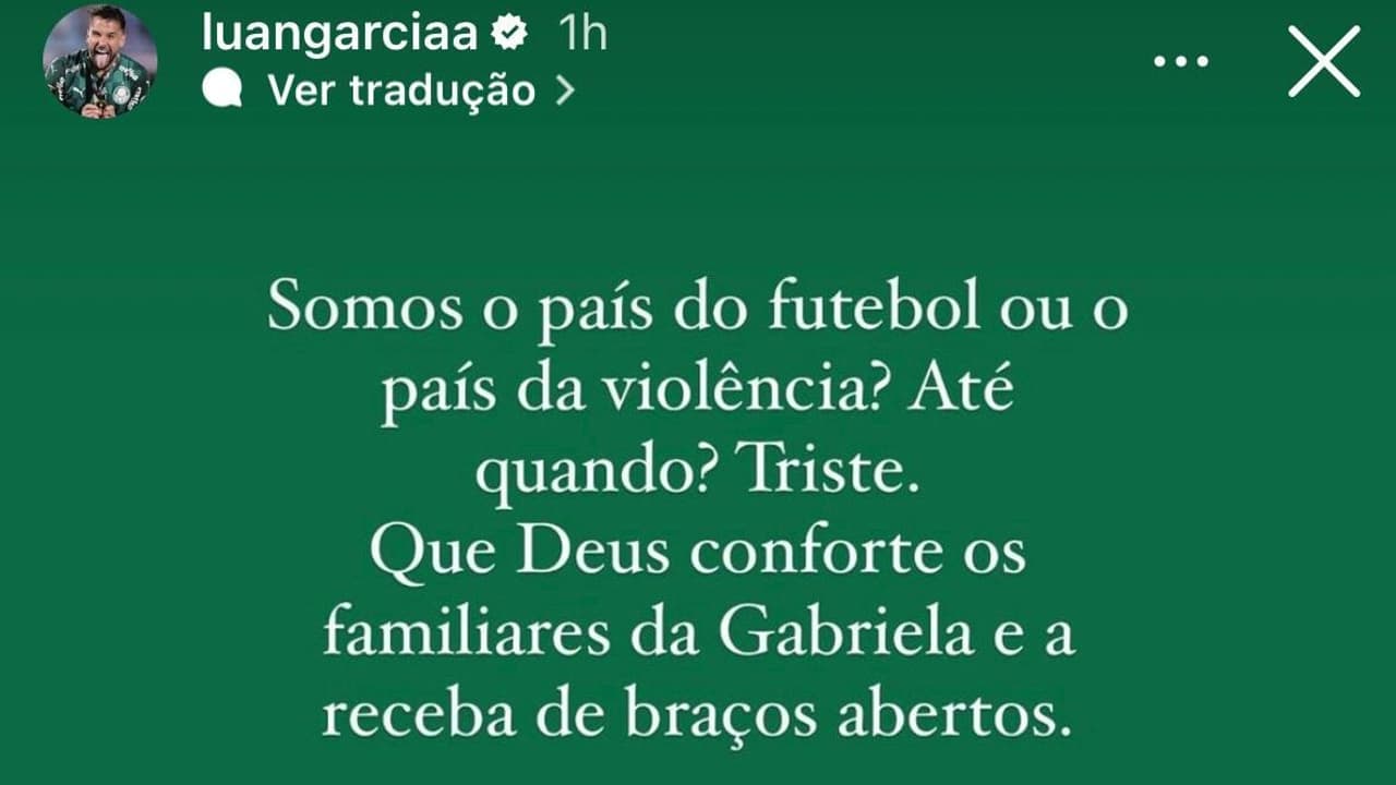 Ídolos e torcedores do Palmeiras arrasados ​​com morte de torcedor: 'Quanto tempo?'