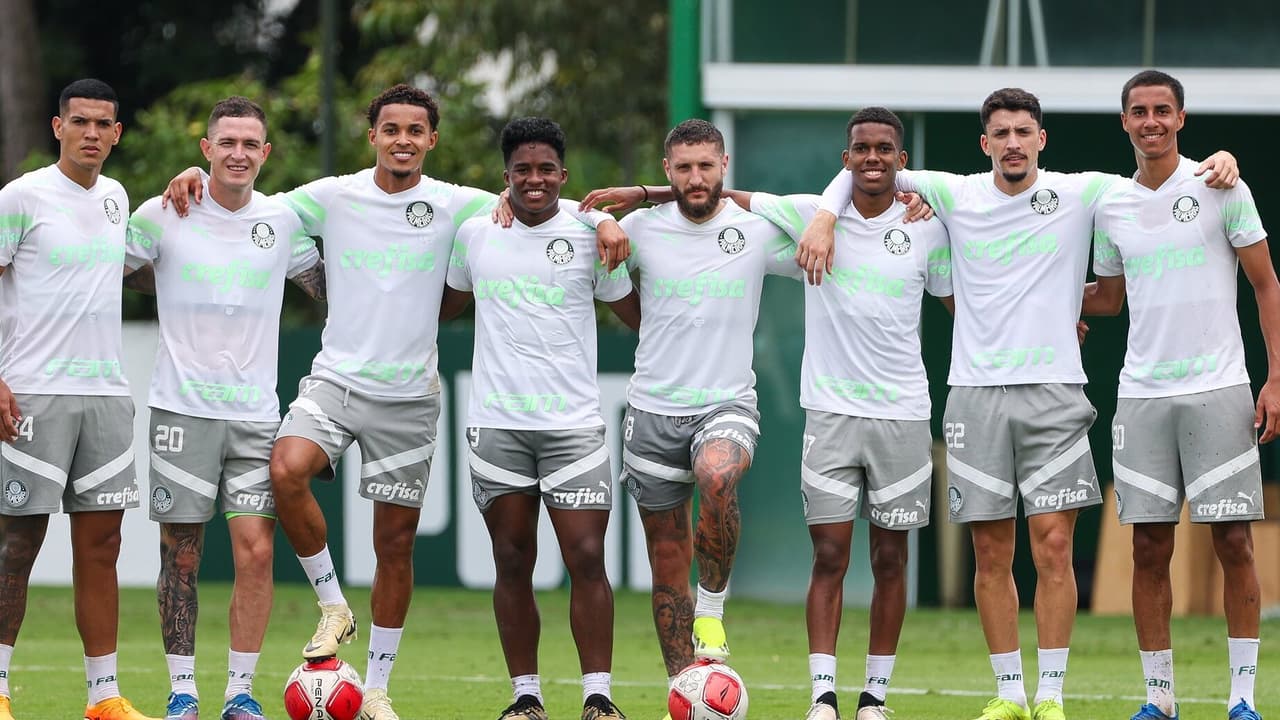 Palmeiras treina para pegar a Portuguesa e Piquerez diz: 'Em busca da liderança geral!'