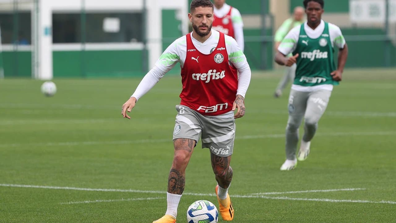 Zé Rafael treinou e Palmeiras iniciou preparação decisiva para a Copa do Brasil