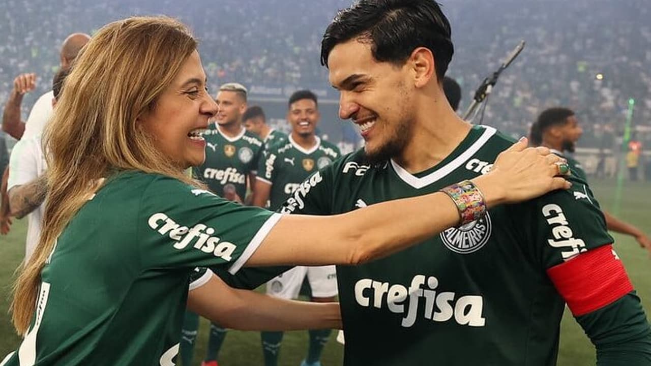 Leila Pereira nega mais uma vez a saída de Gustavo Gómez do Palmeiras: ‘Ele não vai vender’.