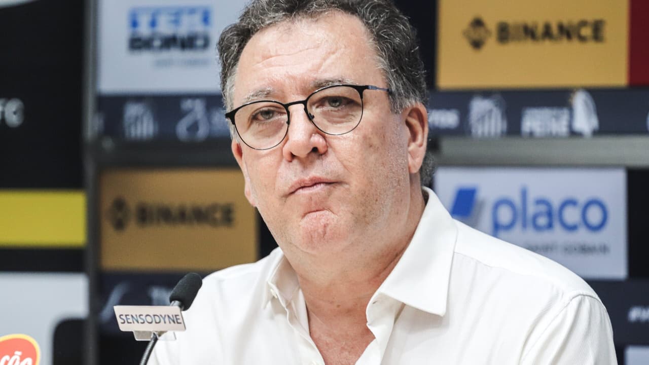 Presidente do Santos desafia arbitragem e VAR na final do Paulista contra o Palmeiras