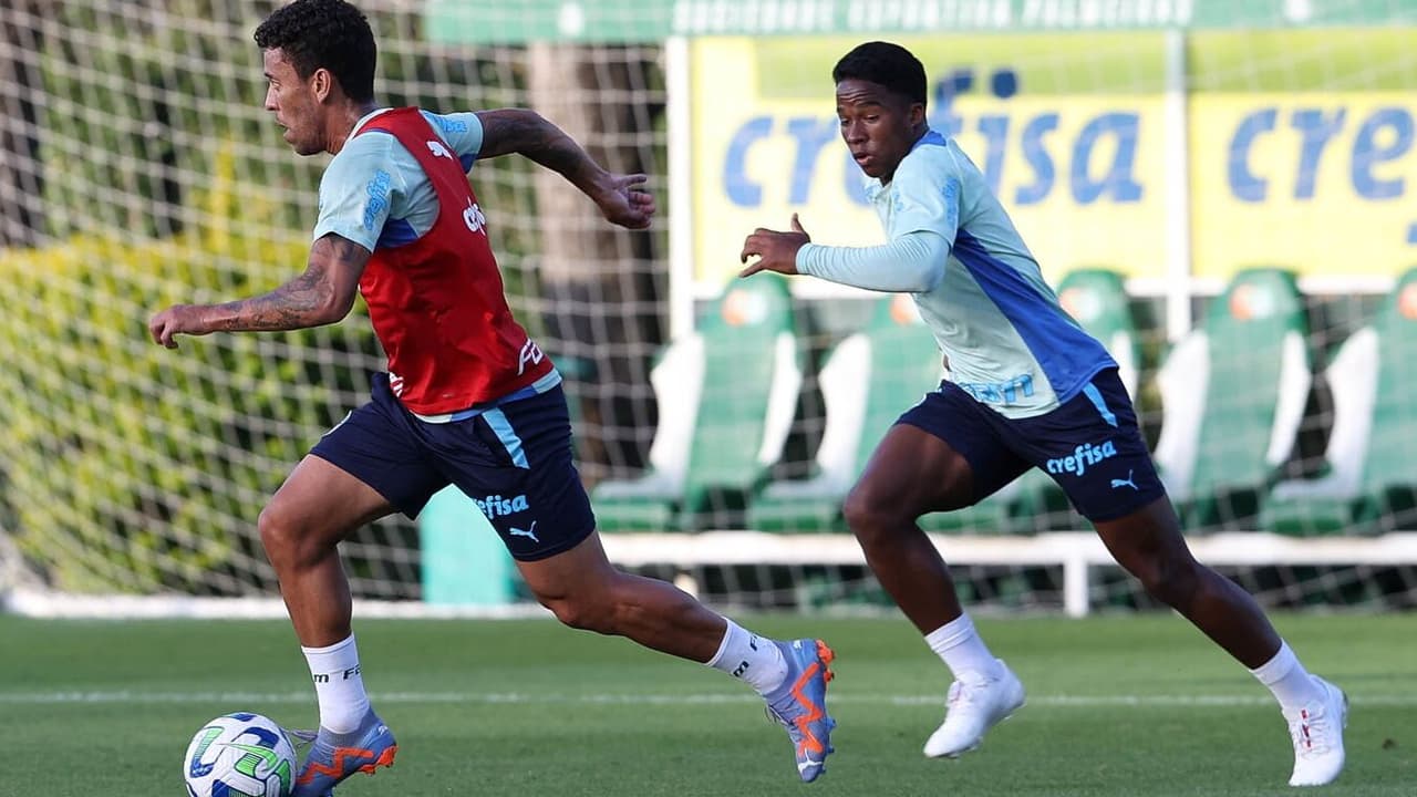 Palmeiras segue se preparando para enfrentar o Atlético-MG no Brasileirão;   Veja equipes em potencial