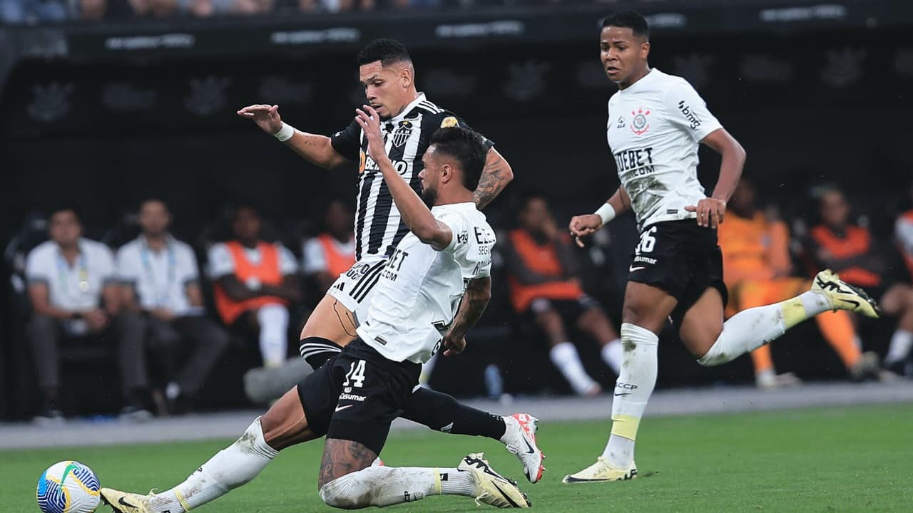 Assista aos melhores momentos do sorteio entre Corinthians e Atlético-MG