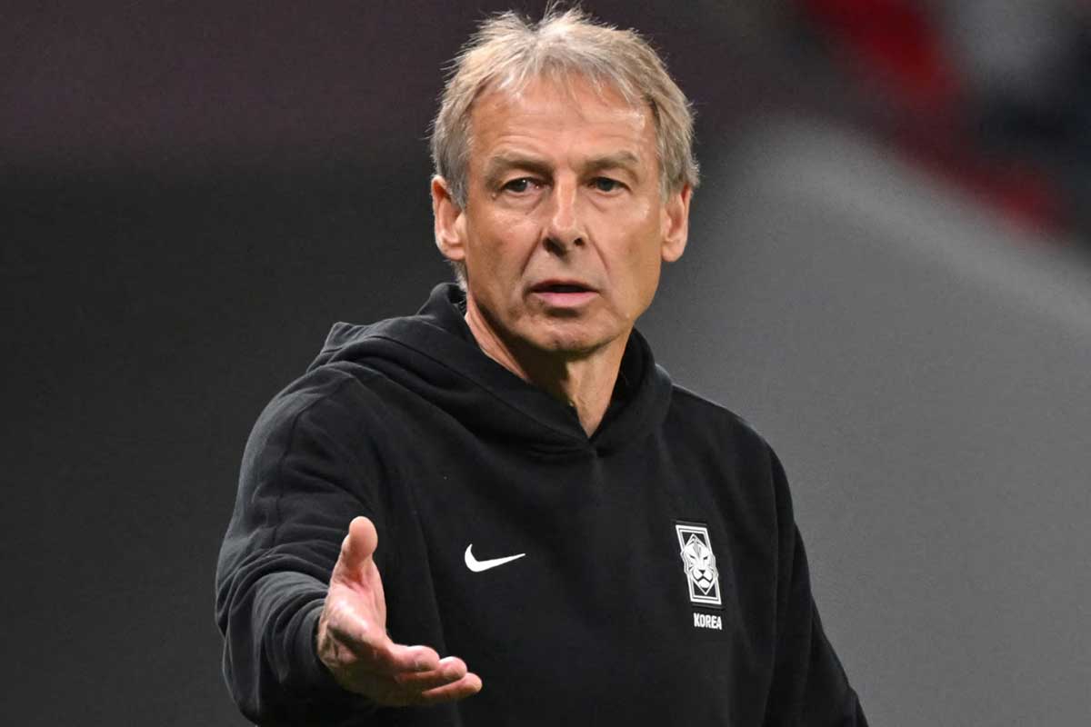 Desempenho insatisfatório de Jürgen Klinsmann na seleção sul-coreana