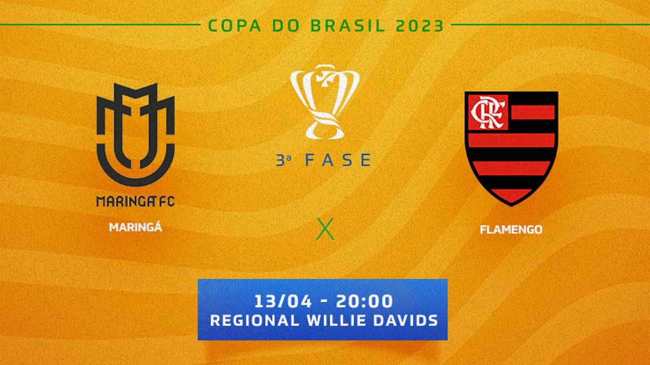 Maringá-PR x Flamengo: onde assistir, desfalques e filas para o jogo da Copa do Brasil