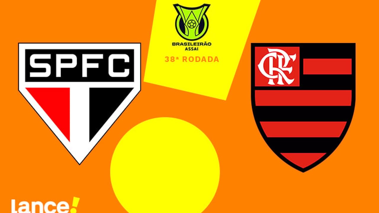 São Paulo x Flamengo: onde assistir, horário e escalações para o jogo do Brasileirão