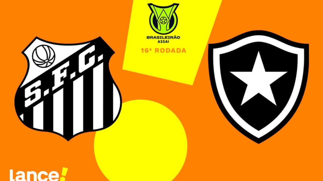 Santos x Botafogo: onde assistir ao vivo, horário e escalações do jogo de hoje do Brasileirão