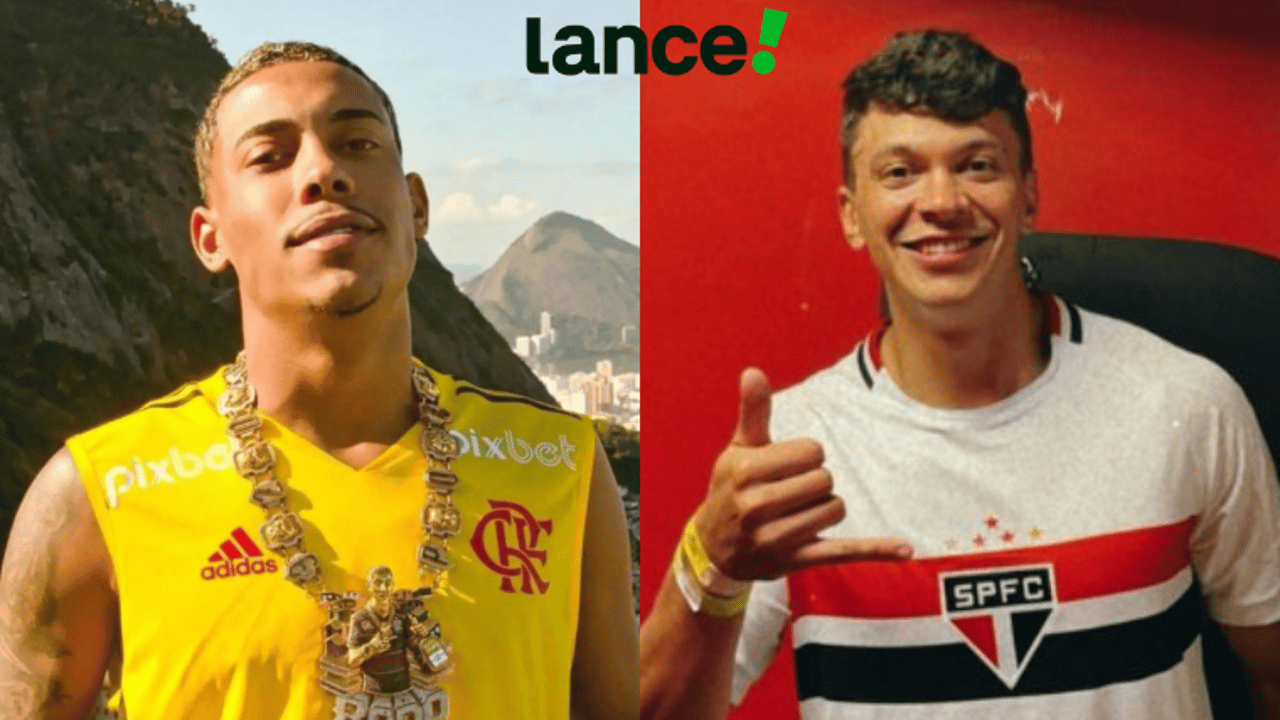 Flamengo x São Paulo!   Quem vai ganhar uma partida entre os torcedores famosos dos times?