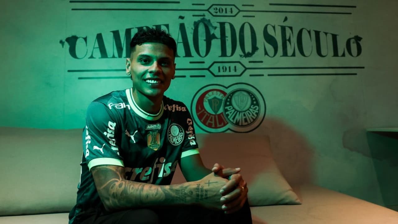 Palmeiras anunciou Richard Ríos, reforço do primeiro ano