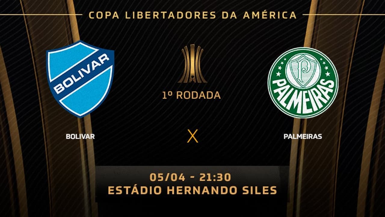 Bolívar x Palmeiras: onde assistir ao jogo da Libertadores e escalação esperada