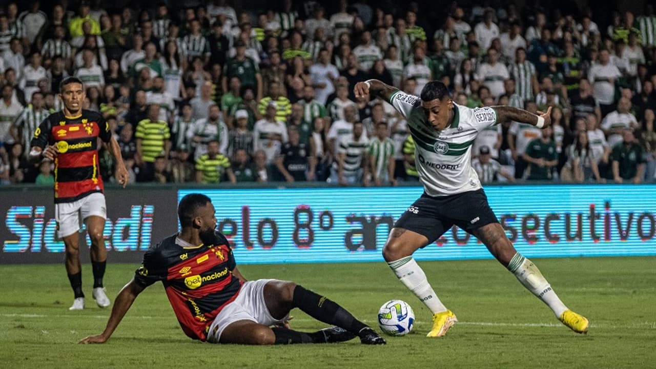 Graças ao apoio de Alef Manga e Vagner Love, Coritiba e Sport marcaram seis gols na Copa do Brasil