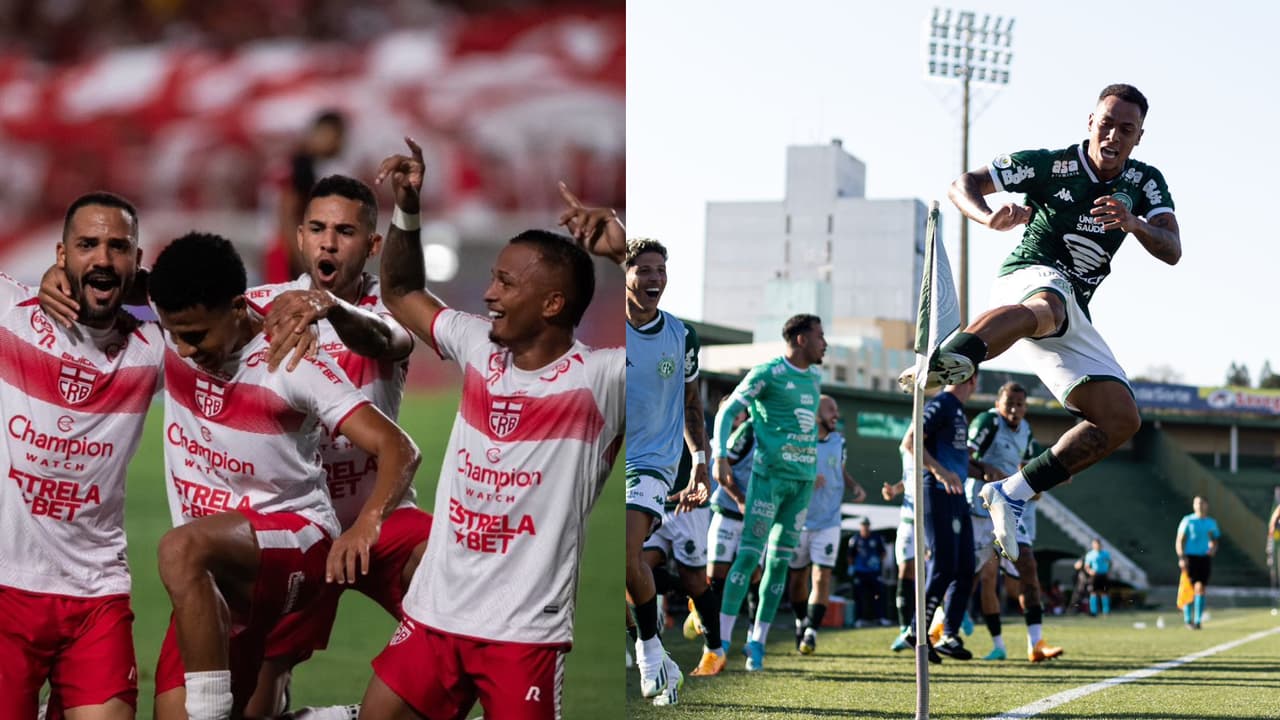 CRB x Guarani: onde assistir os confrontos diretos e durante os jogos da Série B.