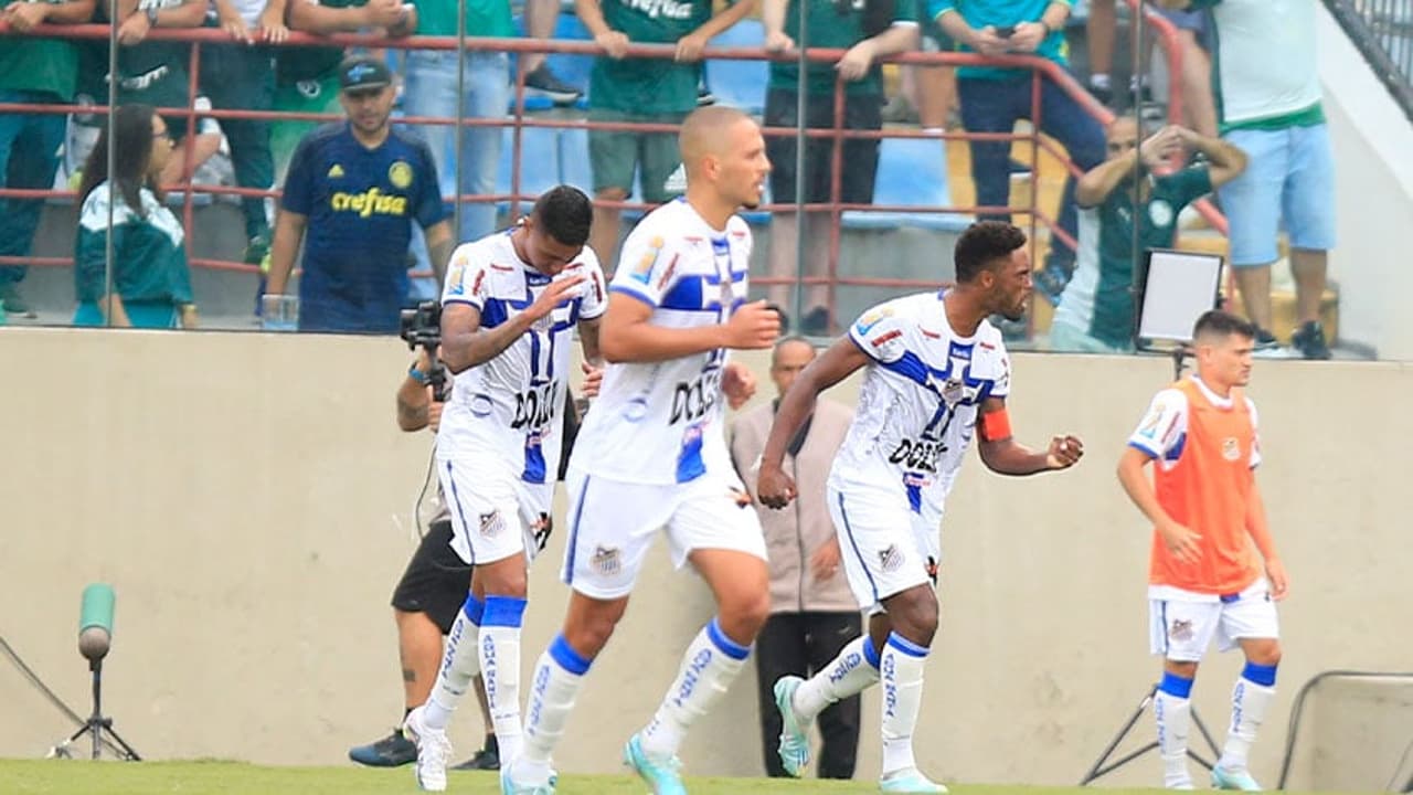 Bruno Mezenga acaba decidindo, Água Santa vence o Palmeiras e fica mais perto do título no Paulista