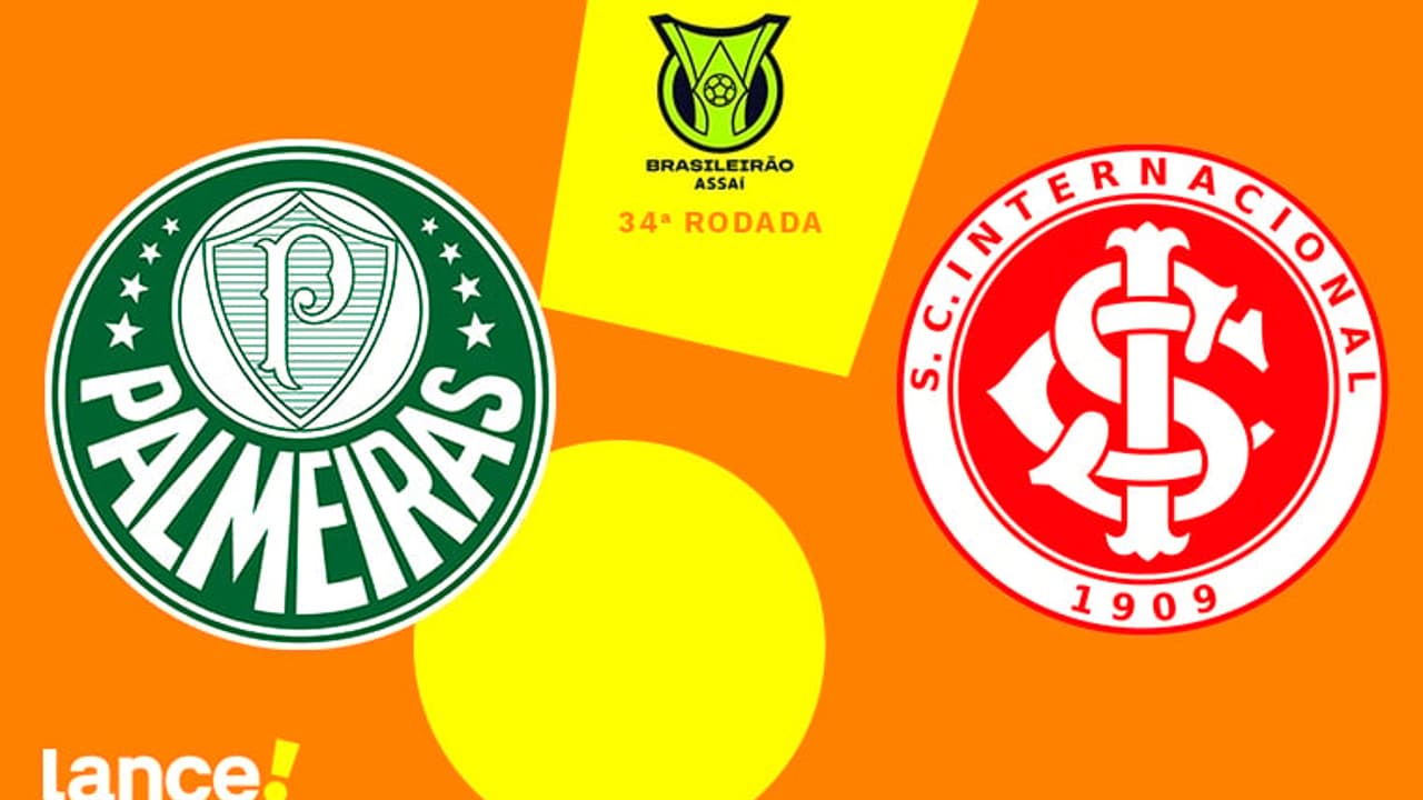 Palmeiras x Internacional: onde assistir, horários e possíveis escalações para o jogo do Brasileirão