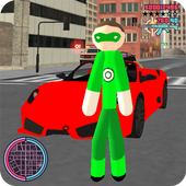 Green Stickman Arcane Hero Gangstar Crime