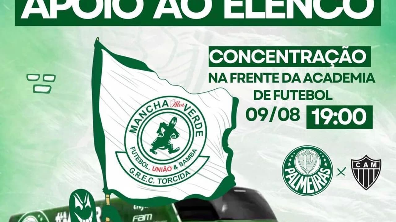 O Palmeiras preparou a base do Alviverde para a seleção do Galo.