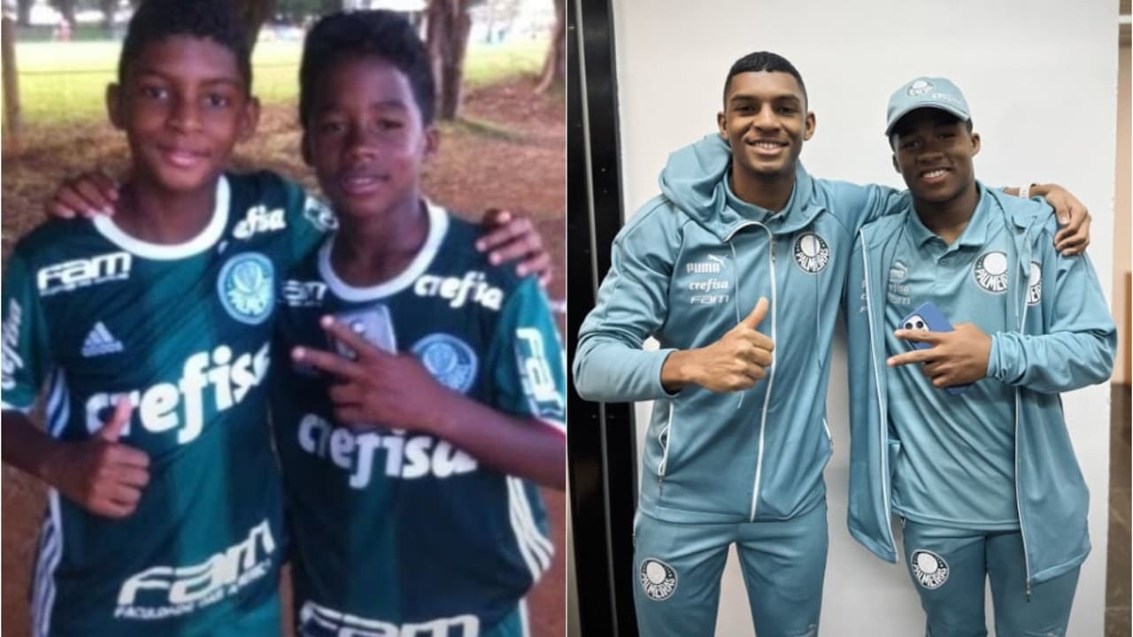 Fundação, seleção e profissionalismo: Endrick e Luis Guilherme mantêm parceria no Palmeiras desde o sub-11