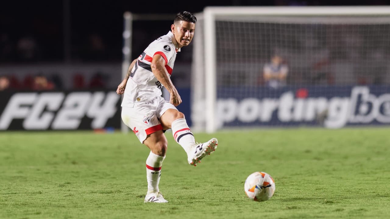 Sem espaço para Zubeldía, James aposta na Copa América para definir seu futuro no São Paulo