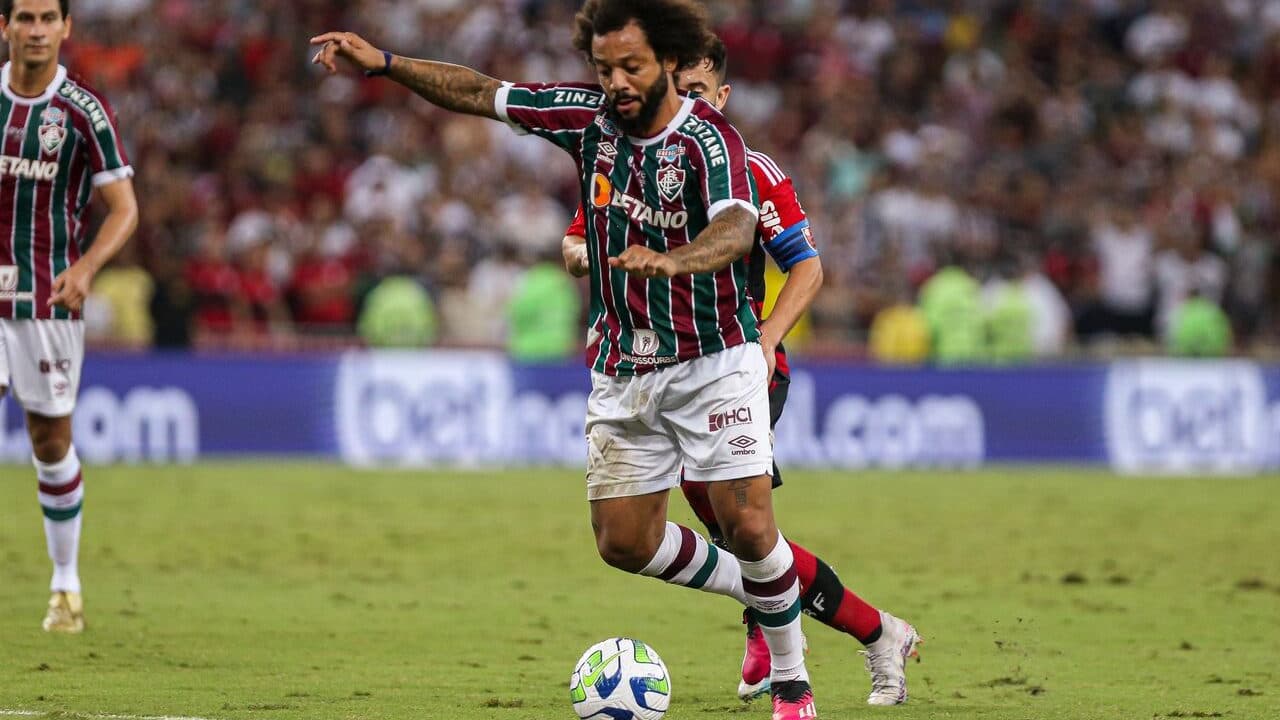 Fluminense: Marcelo sente desconforto na panturrilha e foi substituído contra o Flamengo pela Copa do Brasil