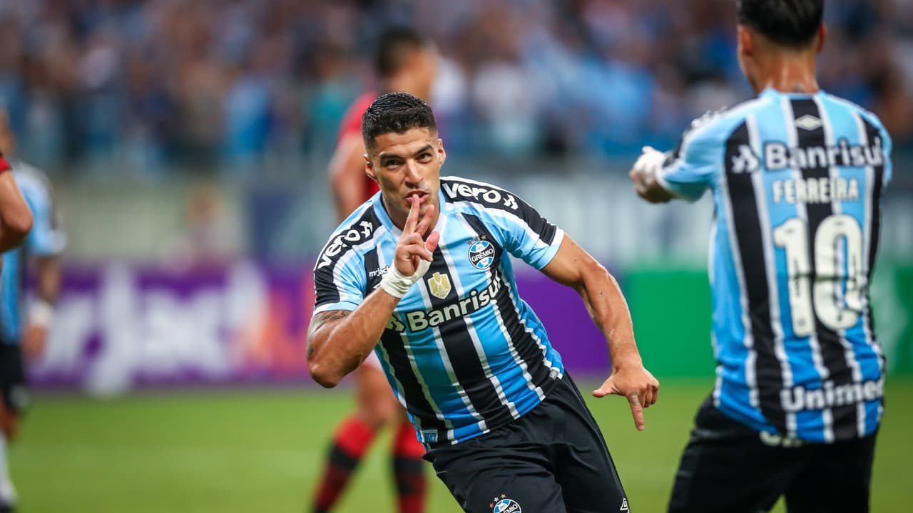 O sem gols de Suárez igualou a difícil temporada do Grêmio