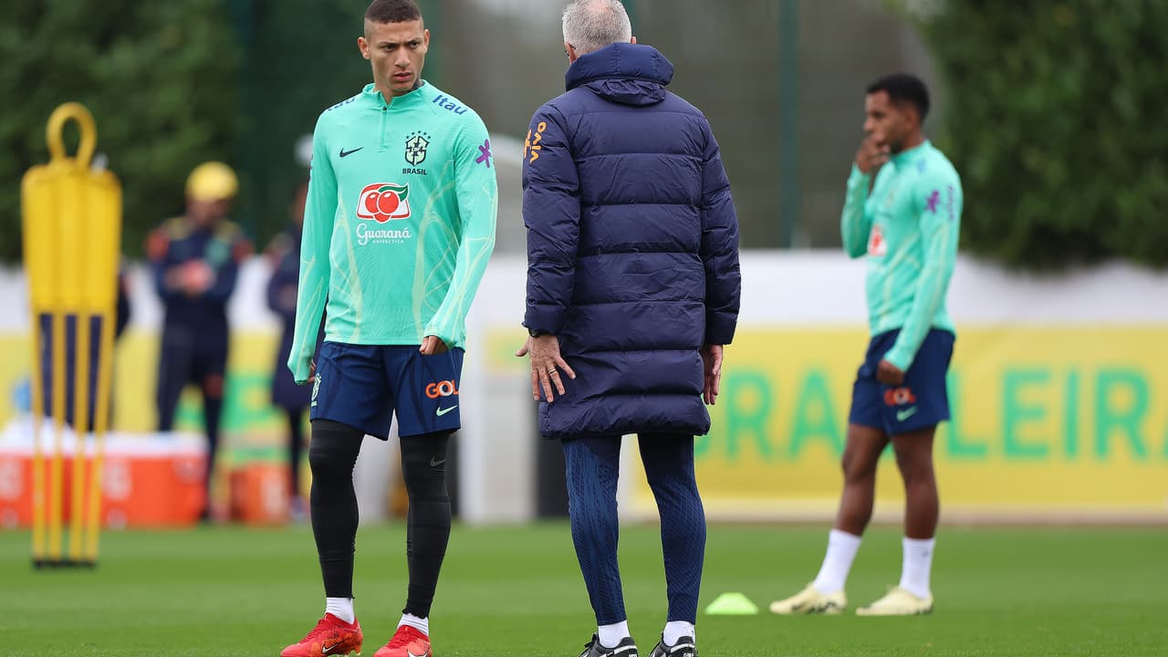 Dorival mantém a seleção brasileira misteriosa, Richarlison é mantido