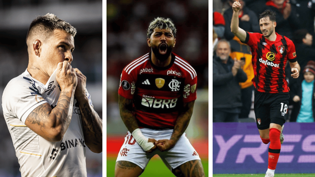 Gabigol, Soteldo e Viña: o que sabemos sobre os nomes considerados em Corinto.