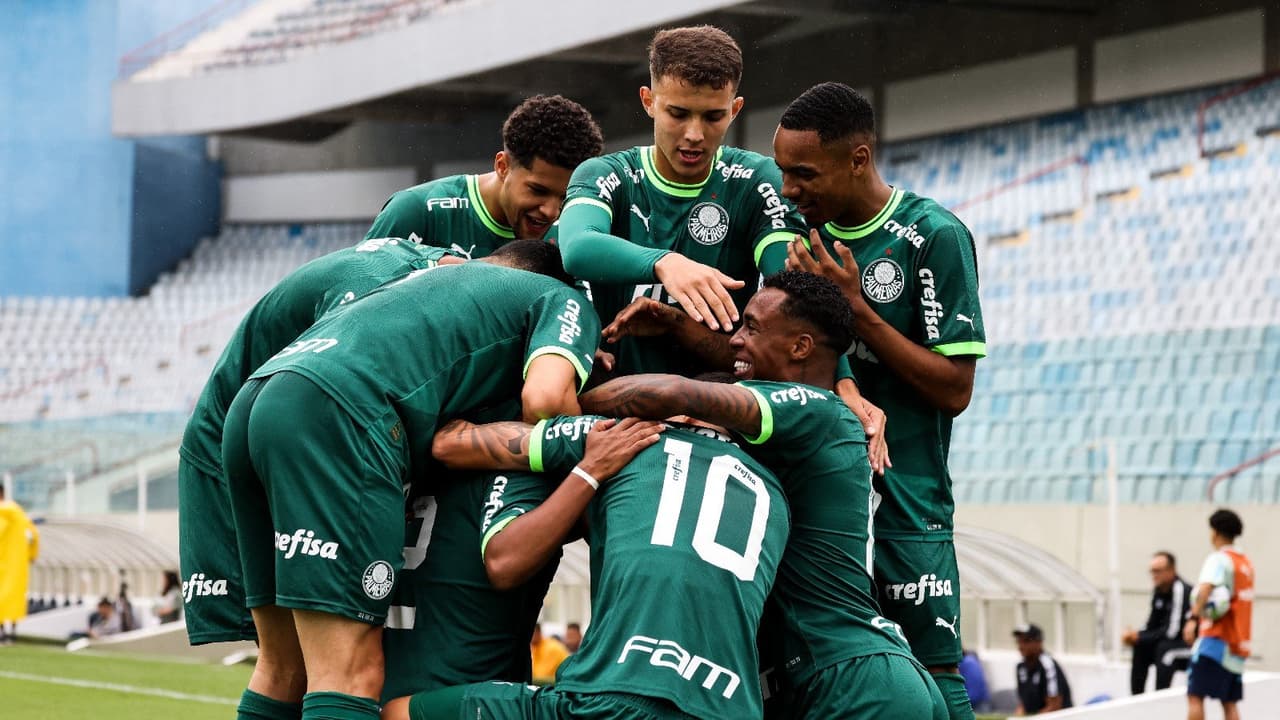 Palmeiras vence o Santos e termina em segundo lugar no Brasileiro Sub-20