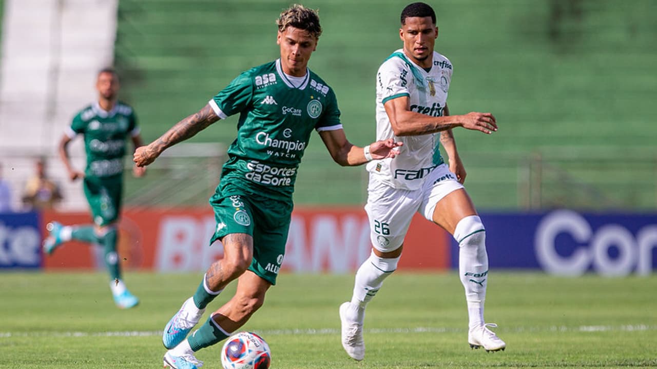 Guarani joga duro e dificulta o ataque do Palmeiras a Richard Ríos