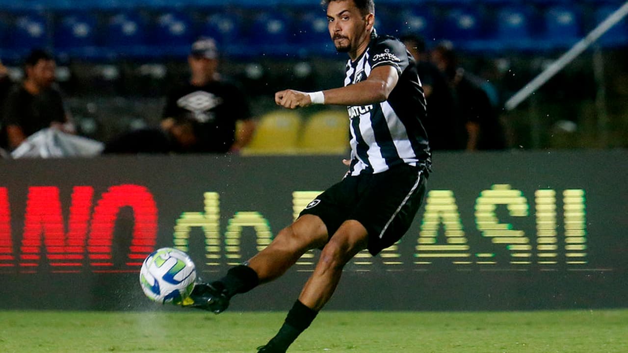 Eduardo, do Botafogo, voltou em momento decisivo para ocupar a função que o time precisava.