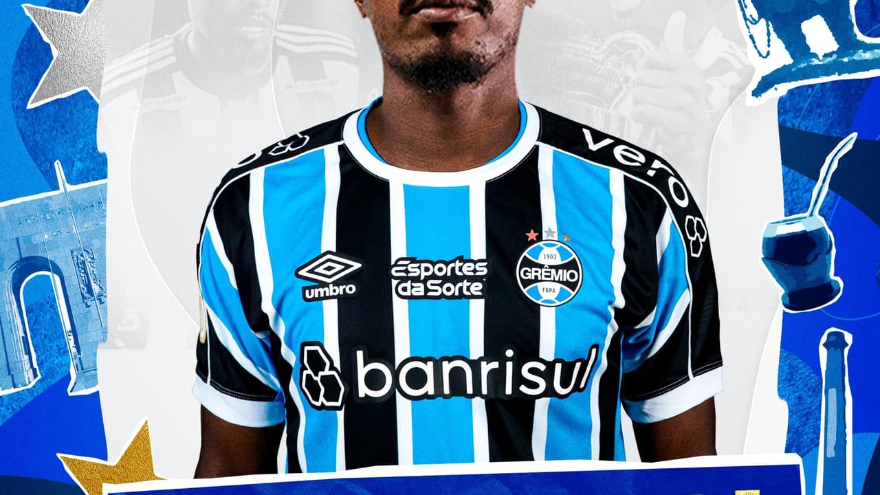 Grêmio anunciou a contratação de Jemerson, ex-Atlético-MG