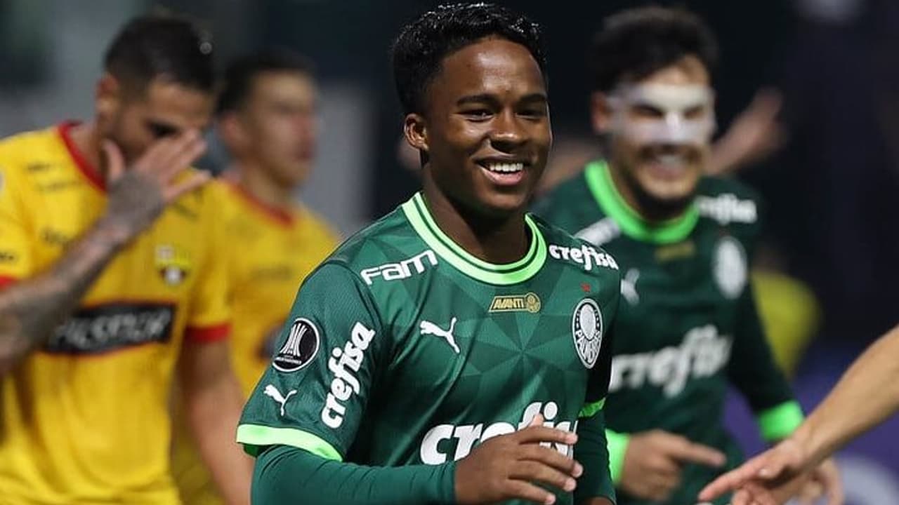 Endrick é um dos artilheiros do Palmeiras na temporada 2023