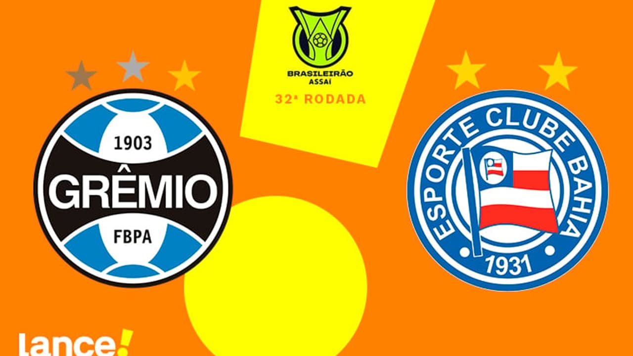 Grêmio x Bahia: onde assistir ao vivo, escalação e horários dos jogos do Brasil