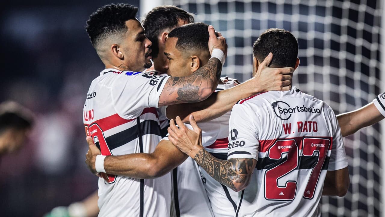 Se o São Paulo tiver melhor desempenho na Copa Sul-Americana, poderá enfrentar adversários nas oitavas de final