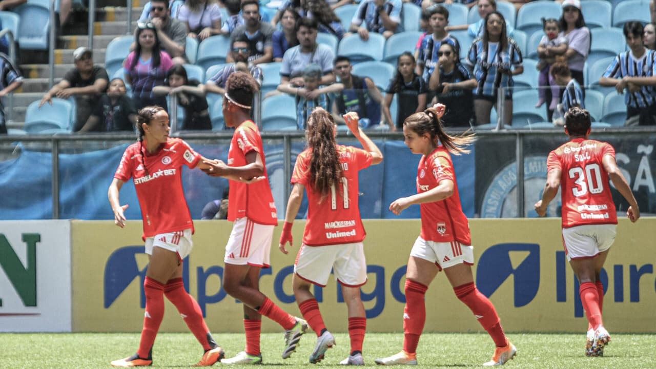 Internacional ultrapassa o Atlético Nacional, assume a liderança do Grupo A e avança para a classificação na Copa do Brasil Feminina