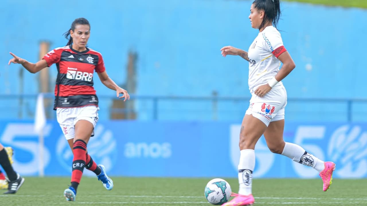 Flamengo e Santos estão empatados, mas decisão sobre sede da Copa do Brasil Feminina é questão de classificação feminina