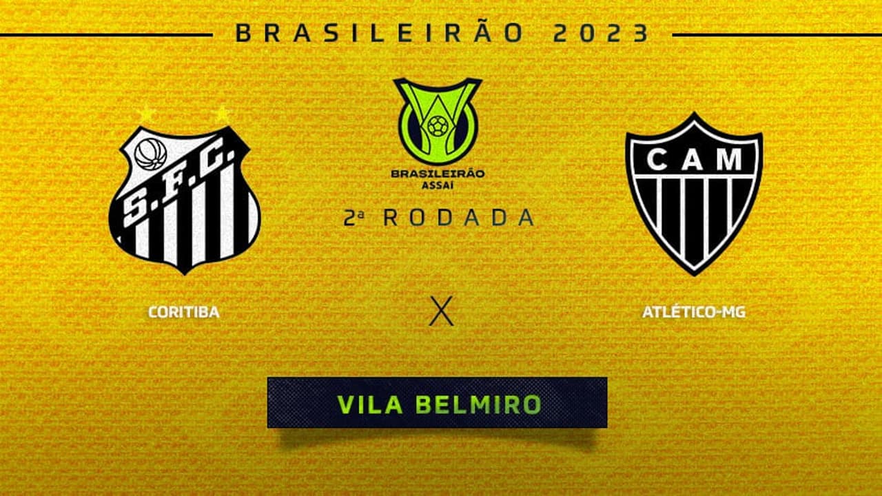 Santos x Atlético-MG: Onde assistir, escalações e desfalques do jogo do Brasileirão