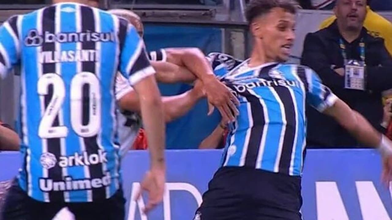 Grêmio discute suposto erro de arbitragem contra o Botafogo