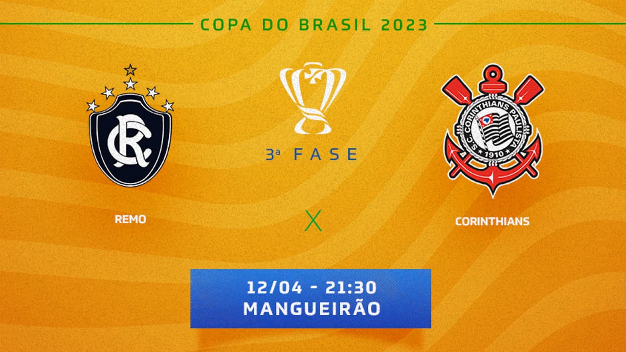 Remo x Corinthians: locais, desfalques e escalações dos jogos da Copa do Brasil