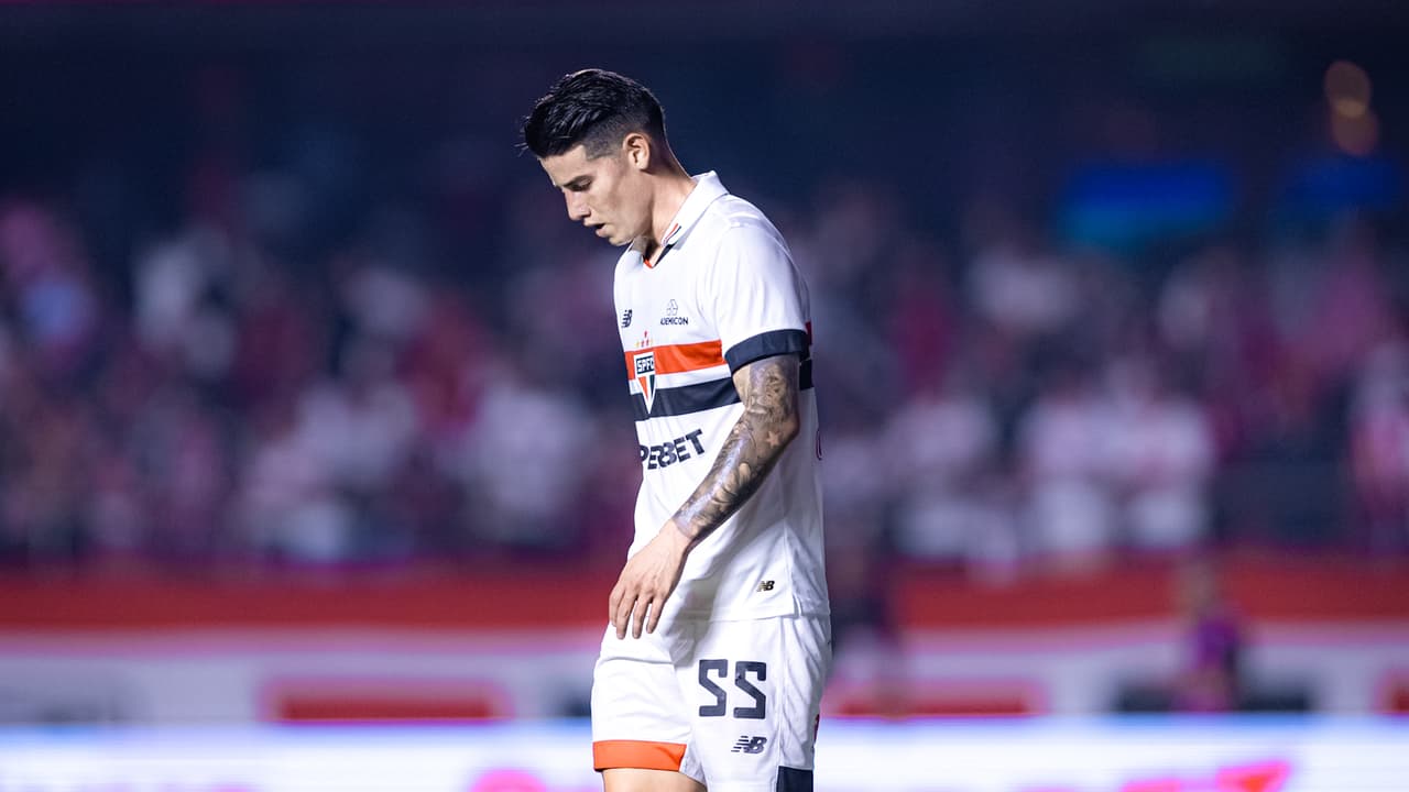 Banido do jogo contra o Cobresal, James Rodríguez deve deixar o São Paulo